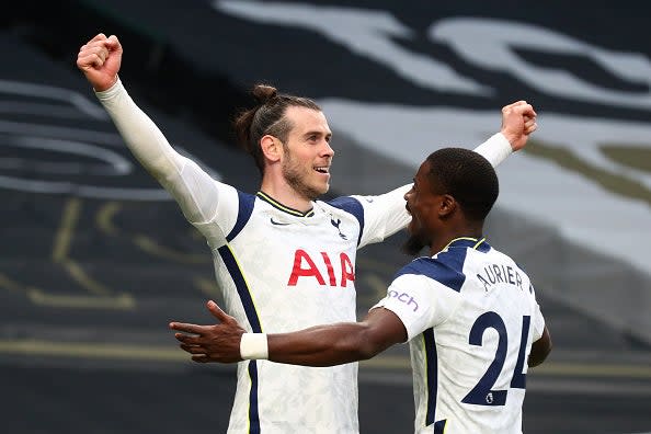 Bale netted coolly to get Spurs back into the matchGetty Images