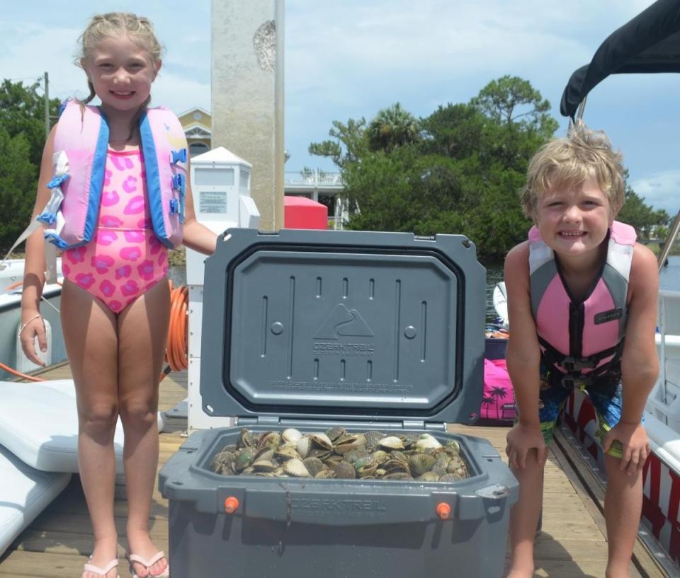 Riley and Colton had no problem filling their limit. Matter of fact, Colton boated the last one to make 10 gallons.