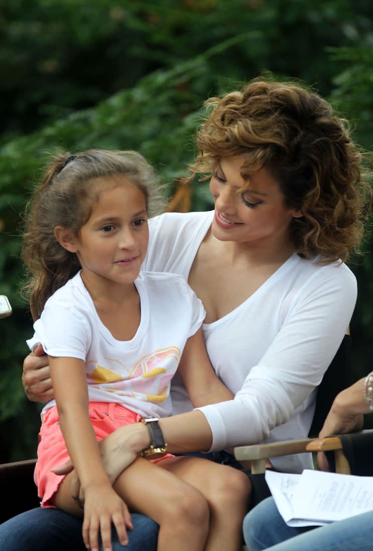 Emme with her mom, J.Lo. (Photo: Getty Images)