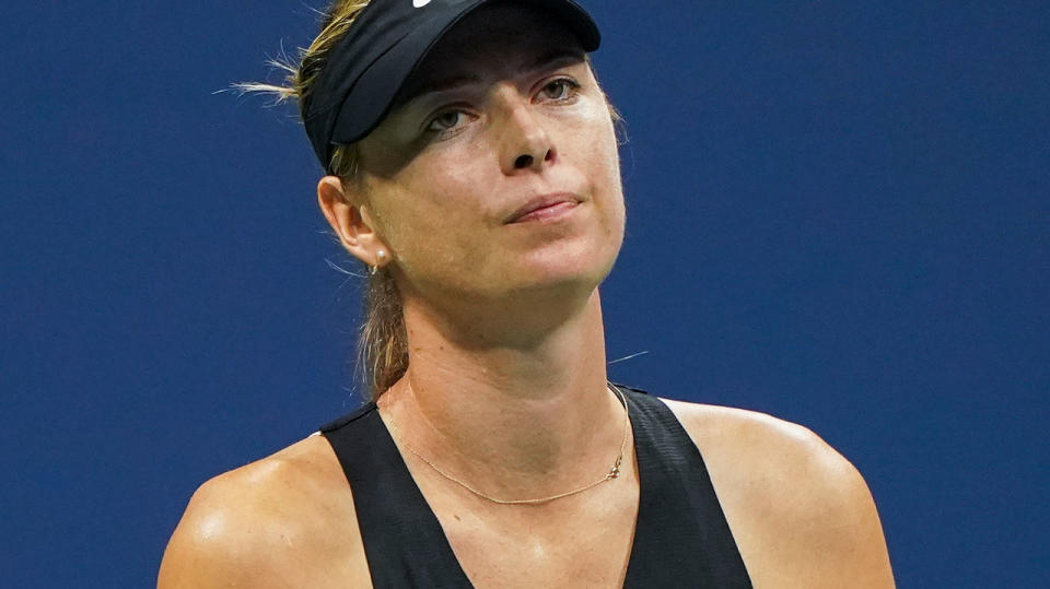 Maria Sharapova has ended the worst season of her career. Pic: Getty