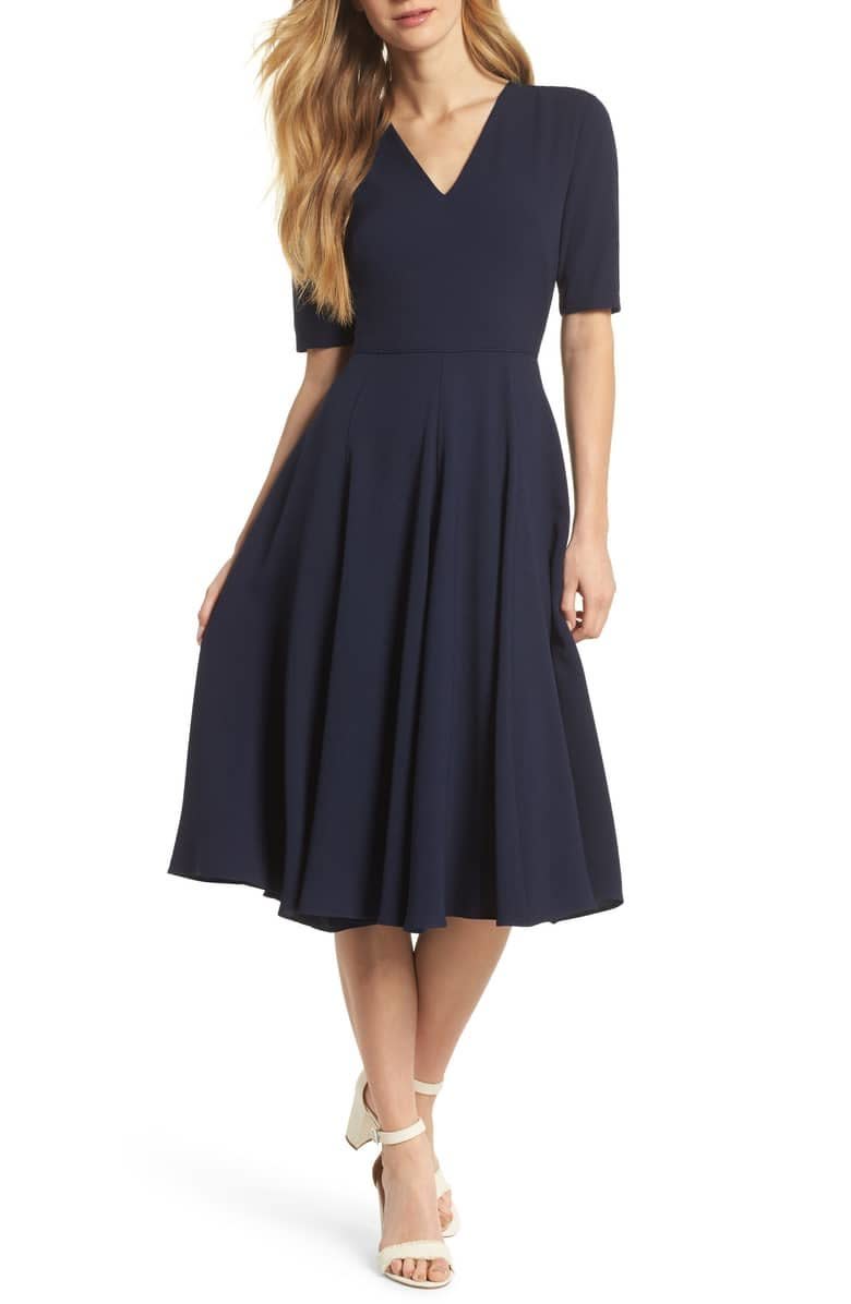 <strong>Sizes</strong>: 00 to 20<br /><a href="https://shop.nordstrom.com/s/gal-meets-glam-collection-edith-city-crepe-fit-flare-dress-nordstrom-exclusive/4920320?origin=category-personalizedsort&amp;breadcrumb=Home%2FWomen%2FClothing%2FDresses%2FWedding%20Guest&amp;color=mauve" target="_blank" rel="noopener noreferrer">Get it at Nordstrom</a>, $178.&nbsp;