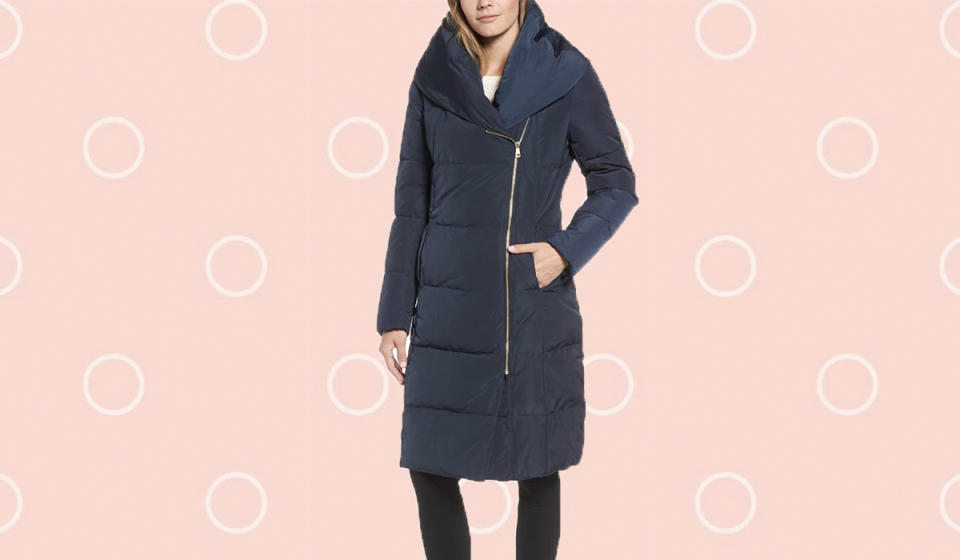 The most stylish puffer coat we ever did see. (Photo: Nordstrom Rack)