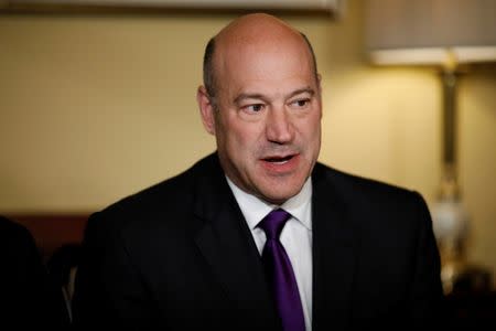 FILE PHOTO - Director of the National Economic Council Gary Cohn speaks during an event to introduce the Republican tax reform plan at the U.S. Capitol in Washington, U.S., November 9, 2017. REUTERS/Aaron P. Bernstein