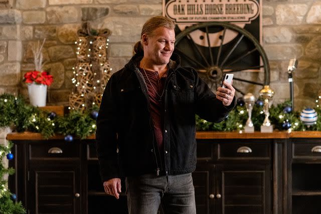 <p>UPtv</p> Chris Jericho in UPtv's 'Country Hearts Christmas'