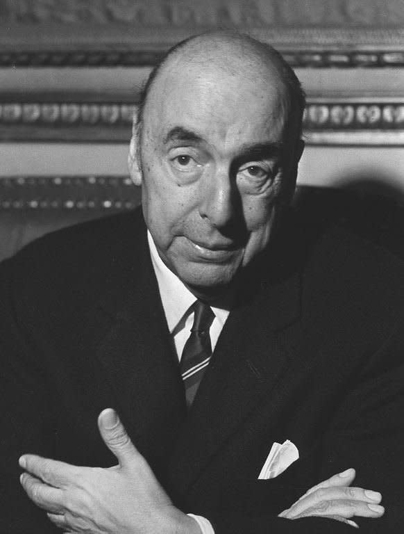 Chilean writer, poet and diplomat Pablo Neruda is pictured in Paris October 21, 1971, after being awarded the 1971 Nobel Literature Prize