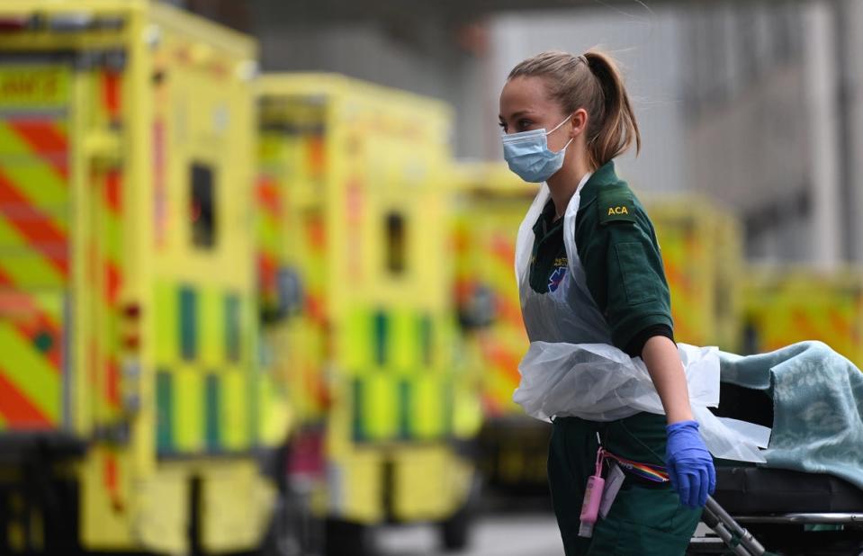 The NHS is continuing to face pressures from flu, Covid and strep A, and strike action on top of that (EPA)