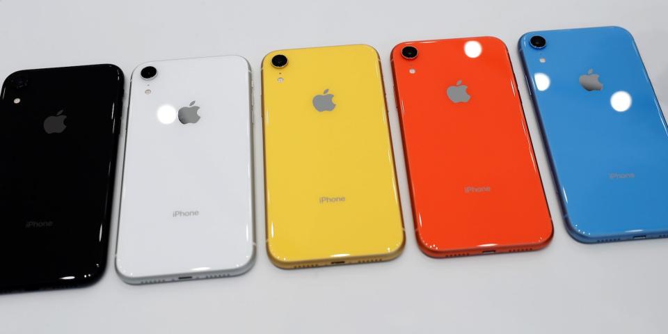 iPhone XR colors