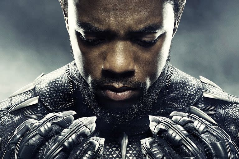 Chadwick Boseman en Pantera Negra