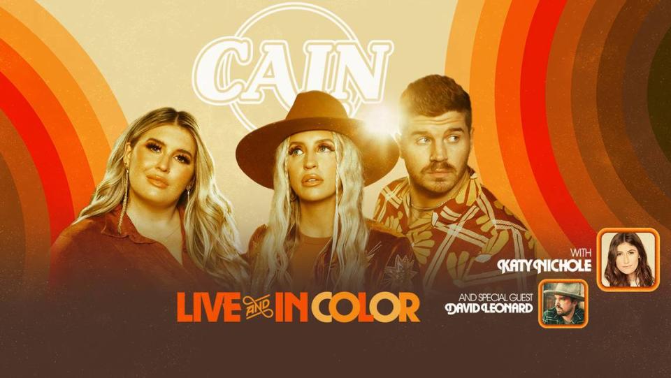 CAIN’s Live and In Color Tour with Special Guests Katy Nichole and David Leonard includes a performance April 22 at the First Baptist Church of O’Fallon.