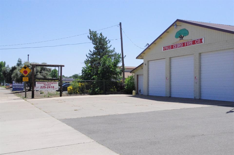 The Palo Cedro Fire Company regularly displays a sign seeking volunteers, which are in short supply at stations nationwide.