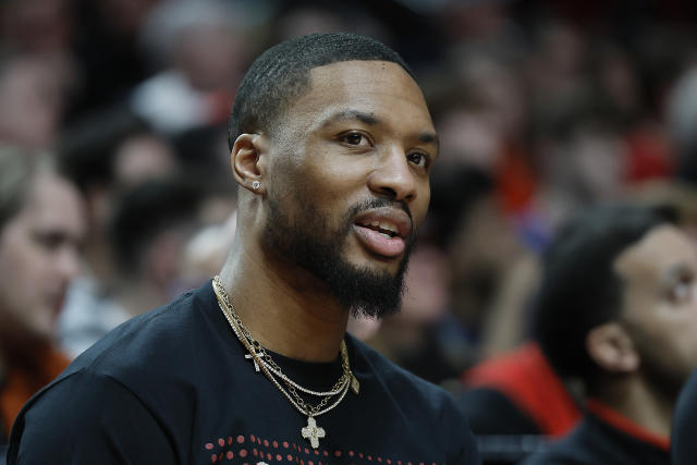 Portland Trail Blazers: Damian Lillard 2022 Statement Jersey - Officia in  2023