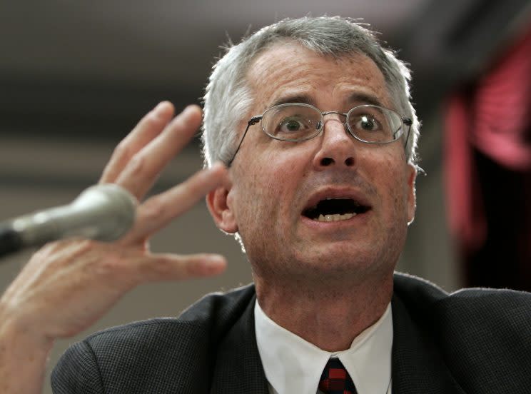 Philip Mudd, then-associate executive assistant director of the National Security Branch of the FBI answers a question while testifying on Capitol Hill in Washington, Thursday, Jan. 18, 2007 before the House Intelligence Committee's annual Threat Assessment hearing. (Photo: Susan Walsh/AP)