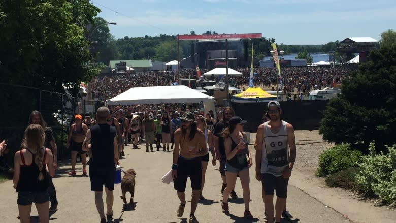 Rockfest fans party with caution after man dies at festival