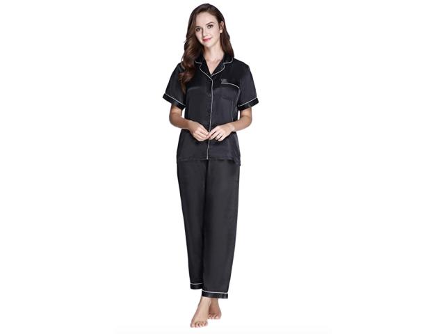 Classic Silk Short Pajama Set  Pajama set, Short pajama set