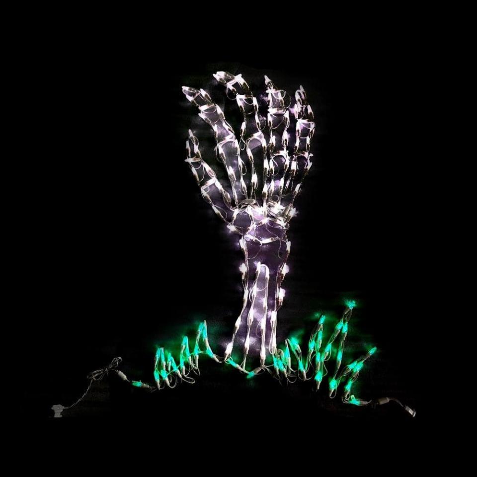 <p><a href="https://go.redirectingat.com?id=74968X1596630&url=https%3A%2F%2Fwww.homedepot.com%2Fp%2F27-in-LED-Skeleton-Hand-Halloween-Yard-Decoration-66139%2F321245974&sref=https%3A%2F%2Fwww.bestproducts.com%2Fhome%2Fdecor%2Fg45446877%2Fhome-depot-halloween-decorations-october-2023%2F" rel="nofollow noopener" target="_blank" data-ylk="slk:Shop Now;elm:context_link;itc:0;sec:content-canvas" class="link ">Shop Now</a></p><p>LED Skeleton Hand Halloween Yard Decoration</p><p>homedepot.com</p><p>$149.00</p>