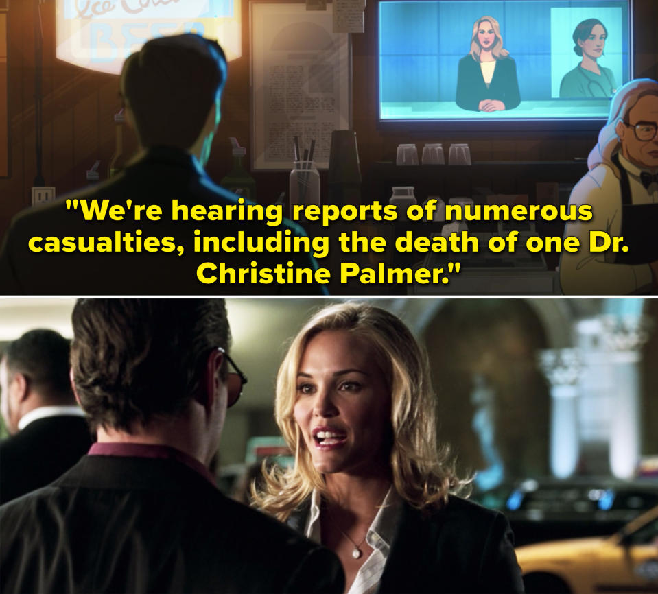 Christine Everhart reporting, "We're hearing reports of numerous casualties, including the death of Dr. Christine Palmer"