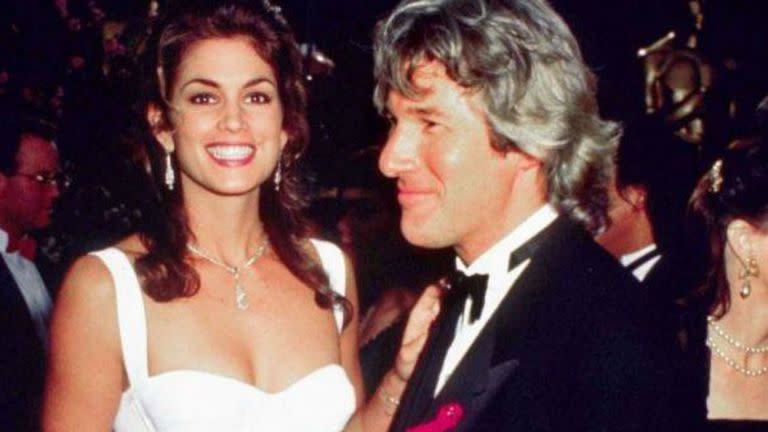 Más lindos, imposible: Richard Gere y Cindy Crawford