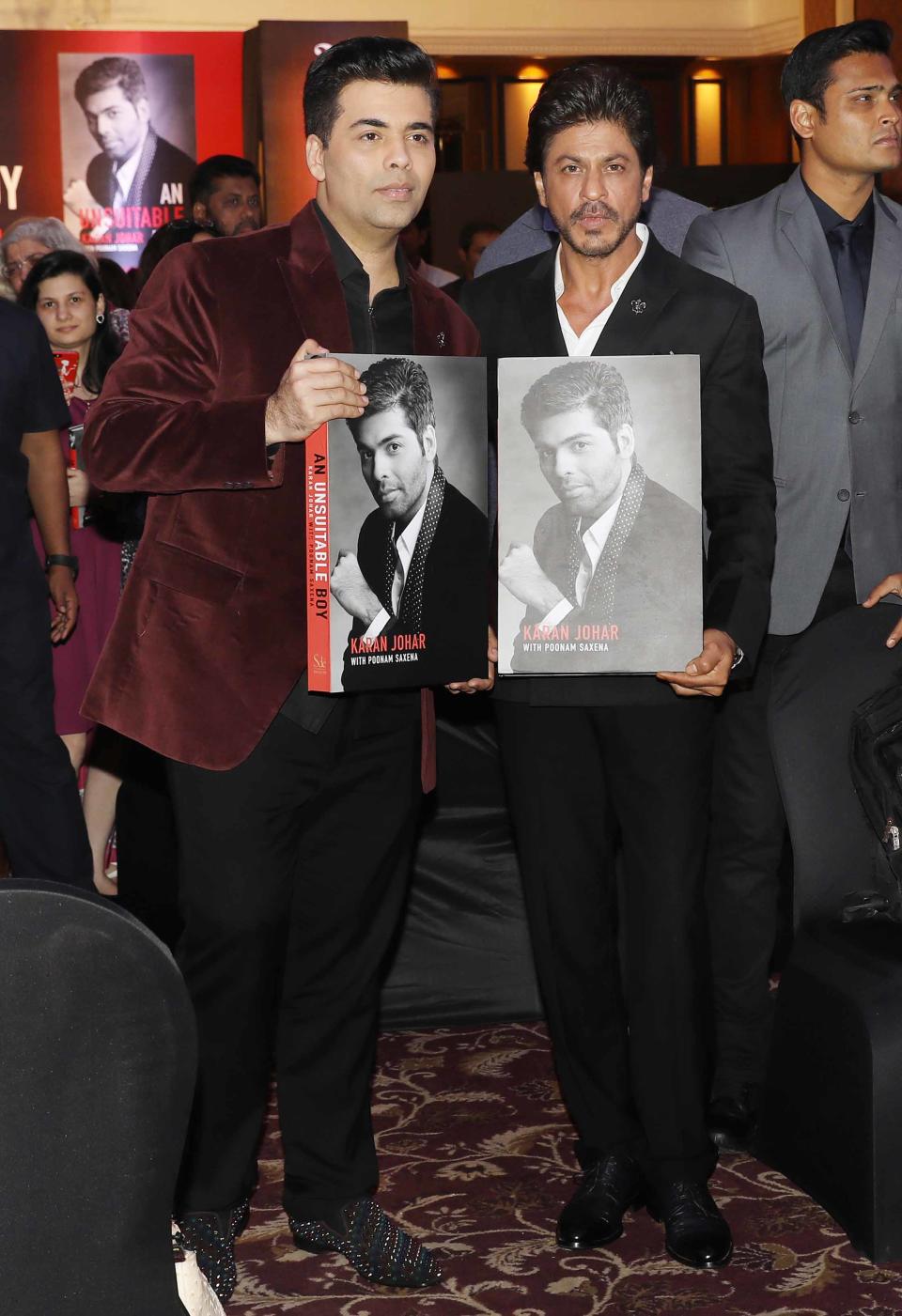 Photos: SRK launches Karan Johar’s biography 'An Unsuitable Boy'