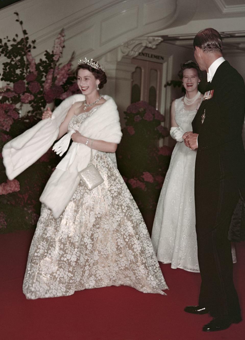 Leaving a Banquet in Australia in 1954