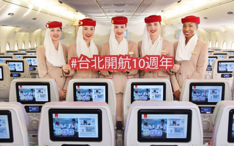 阿聯酋航空十年來提供便捷的全球飛行網絡，陪伴台灣旅客探索世界各地。（圖／阿聯酋航空提供，以下同）