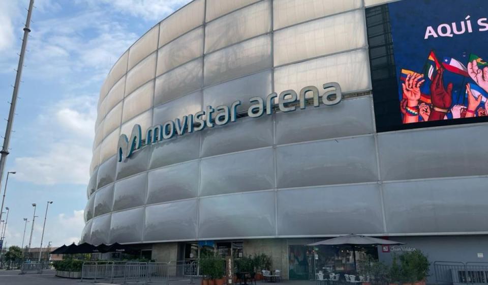 Cartelera de Movistar Arena para 2023. Foto: Valora Analitik.