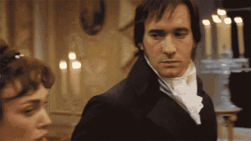 Elizabeth Bennet and Mr. Darcy in the 2005 "Pride & Prejudice" film