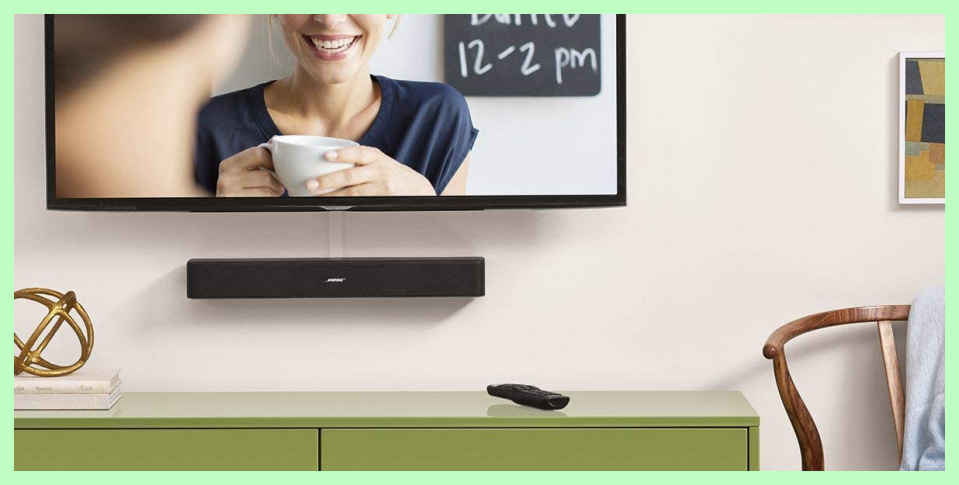 Slim and sleek, it won't clutter up your living room. (Photo: Bose)