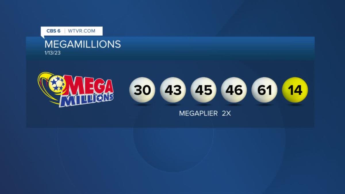 Here are your winning Mega Millions numbers January 13, 2023