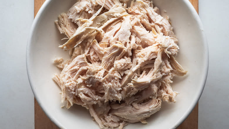 Shredded chicken