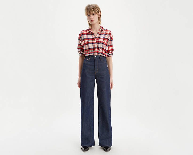 9) Ribcage Wide Leg Jeans