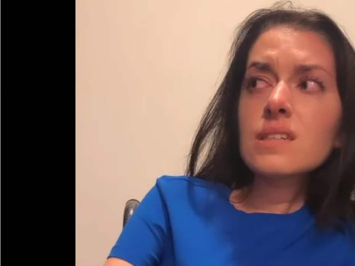 Maayan Ziv, the CEO of accessibility app AccessNow, spoke on Instagram after her Air Canada flight to Tel Aviv. She says upon landing on Thursday, she found her wheelchair damaged.  (@maayanziv_/Instagram  - image credit)