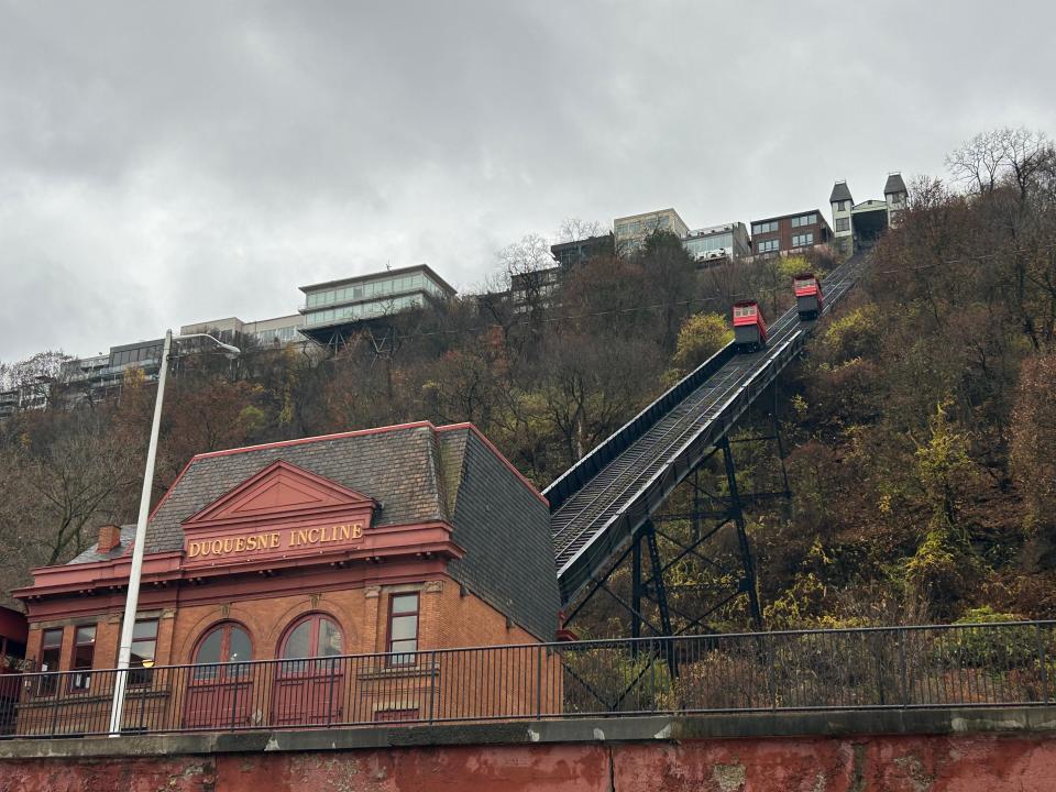 The Duquesne Incline in Pittsburgh, built in 1877, is still in operation.