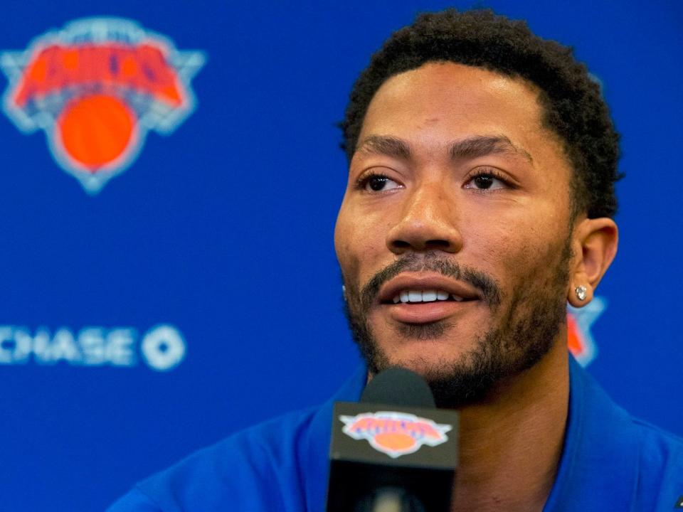 derrick rose knicks