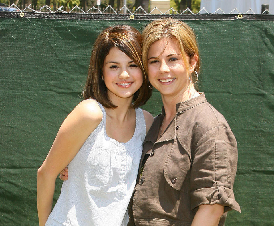 Selena Gomez and her mother