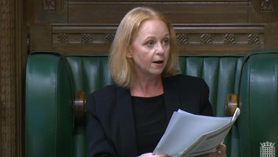 Temporary deputy speaker Judith Cummins asks Labour MP Dawn Butler to leave the House of Commons for the remainder of the day after refusing to withdraw claims that Prime Minister Boris Johnson has �lied to the House and the country over and over again�. Picture date: Thursday July 22, 2021.