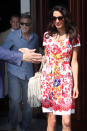 <p>A lovely printed dress for a trip to Florence. <i>(Photo by Splash News)</i></p>