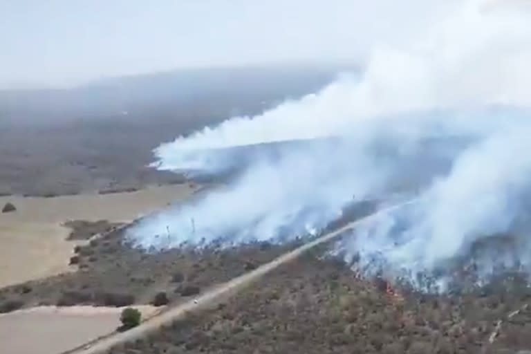 Incendio en José de la Quintana, Córdoba