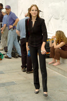 Leelee Sobieski at the New York premiere of Twentieth Century Fox's The Day After Tomorrow