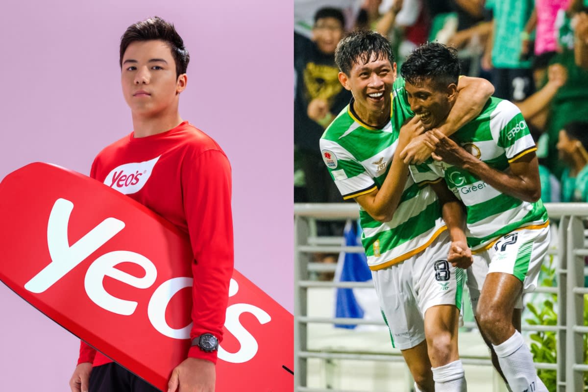 Singaporean kitefoiler Maximilian Maeder wins his second consecutive world title, while Geylang International players celebrate a come-from-behind 4-4 draw in the Singapore Premier League (PHOTOS: Yahoo News Singapore/SPL)