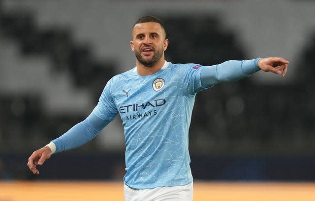 Former team-mate Kyle Walker has also wished Aguero well