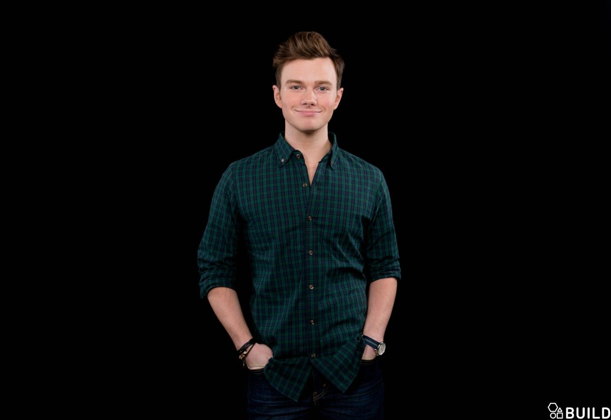 Chris Colfer visits AOL Hq for Build on July 12, 2016 in New York. Photos by Noam Galai