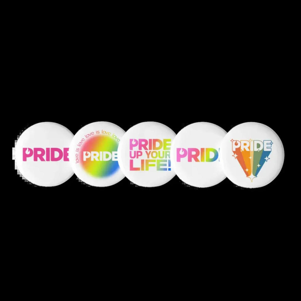 PRIDE SET OF PIN BUTTONS