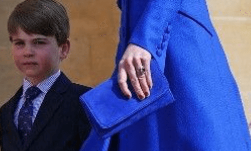 凱特的紅色指甲一次惹毛保守派及梅根粉絲。（AFP）
