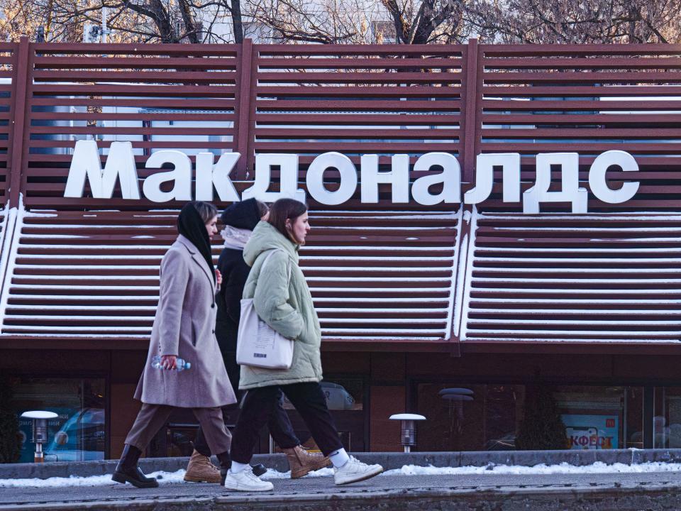 McDonald's Russia closed rest