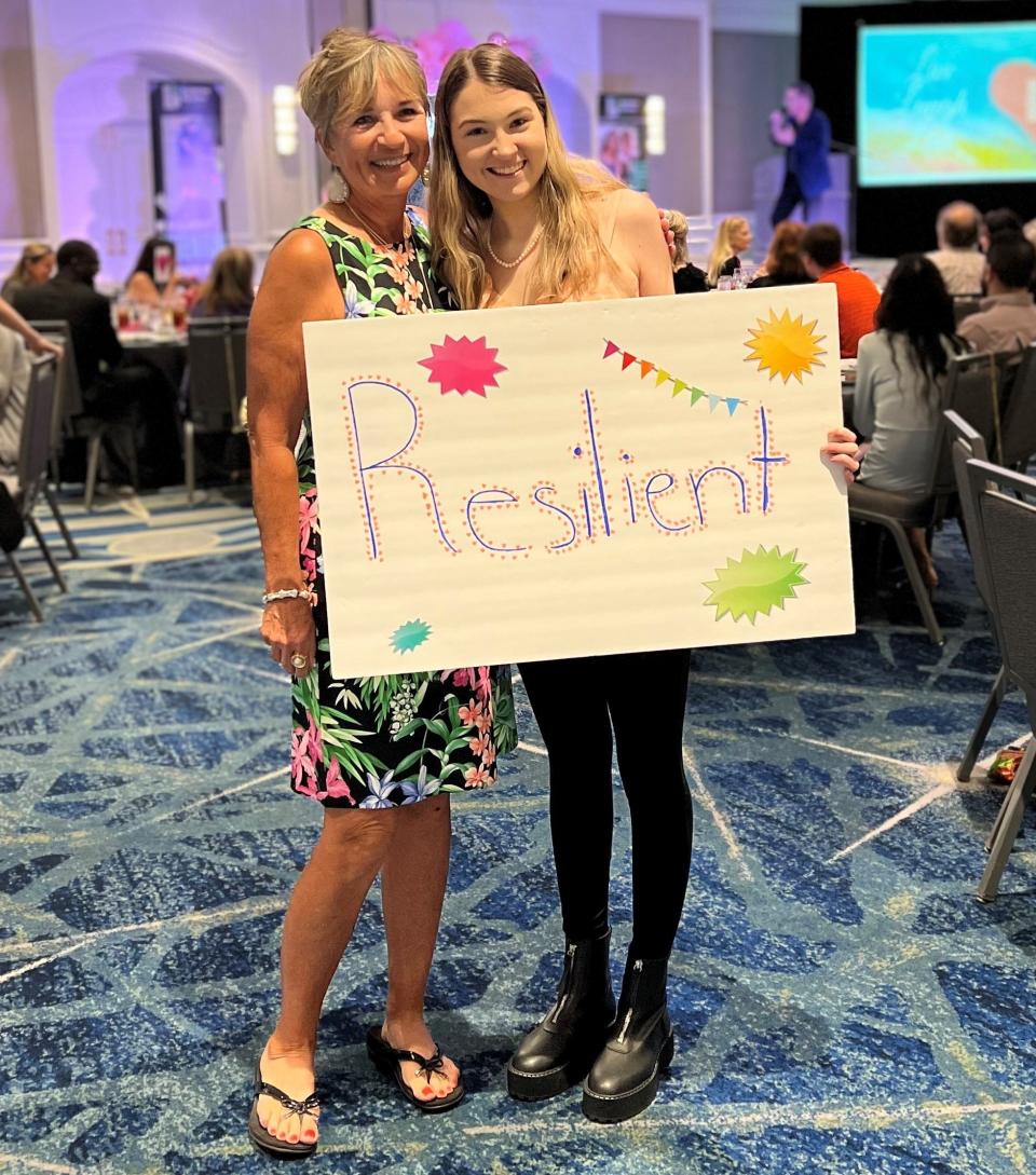 Big Sister of the Year Harriet Thompson with Little Sister Amanda. "I think the most important quality of a Big is to listen, to share your life experiences, good and bad, and to sprinkle fun times along the way,” Harriet said.