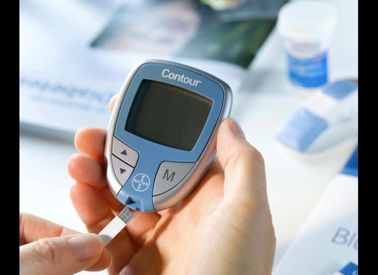 Having chronically <a href="http://diabetes.webmd.com/blood-glucose" target="_hplink">high levels of glucose</a>, a kind of sugar, in the blood can lead kidney and blood vessel damage, according to WebMD.     Insulin, a hormone in the body, is responsible for helping the body's cells to <a href="http://www.medicinenet.com/insulin/article.htm" target="_hplink">use glucose in the blood</a>. However, if the body doesn't have enough insulin or isn't able to use it properly, then <a href="http://www.diabetes.org/living-with-diabetes/treatment-and-care/blood-glucose-control/hyperglycemia.html" target="_hplink">blood sugar levels may rise</a>, according to the American Diabetes Association. High blood sugar is considered a diabetes complication.     Tests to check for high blood glucose can help show whether a person has diabetes, and are used to <a href="http://diabetes.webmd.com/blood-glucose" target="_hplink">monitor someone with diabetes</a> over time, WebMD reported. 