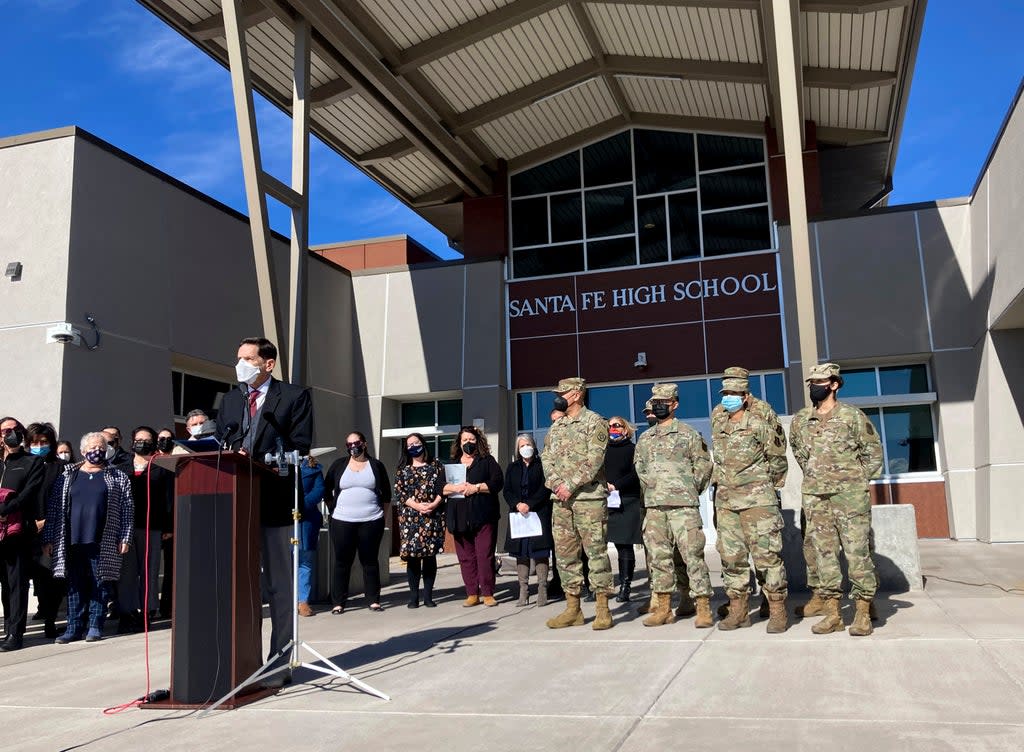 Teacher Shortage New Mexico (Copyright 2022 The Associated Press. All rights reserved.)