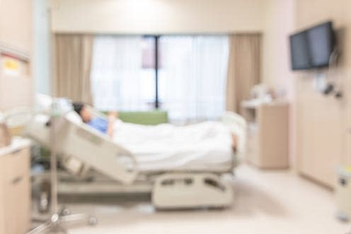 <span class="caption">Hospices to fortune. </span> <span class="attribution"><a class="link " href="https://www.shutterstock.com/image-photo/patient-on-hospital-bed-medical-blur-1193897005?src=iTDJm4mrH5XyLCEeh9-4ug-3-9" rel="nofollow noopener" target="_blank" data-ylk="slk:Chinnapong;elm:context_link;itc:0;sec:content-canvas">Chinnapong</a></span>