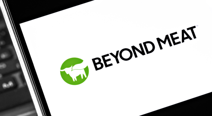 Editorial photo on Beyond Meat (BYND) theme. Illustrative photo for news about Beyond Meat - a producer of plant-based meat substitutes. BYND stock