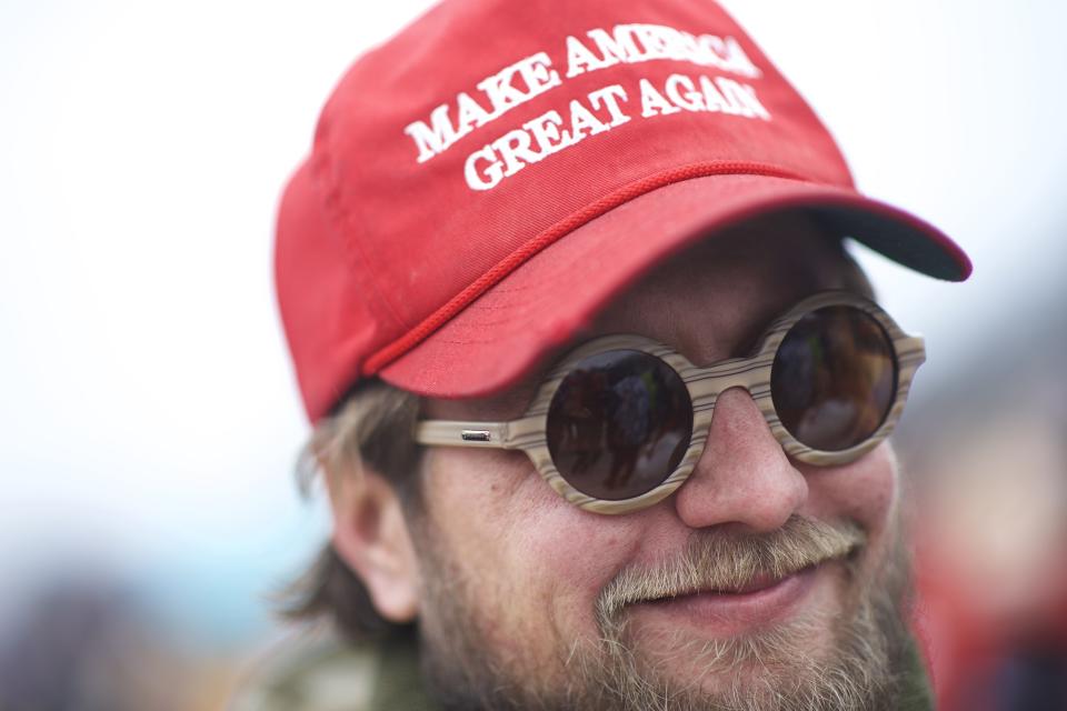 <h1 class="title">Protesters And Trump Supporters Gather In D.C. For Donald Trump Inauguration</h1><cite class="credit">Mark Makela/Getty Images</cite>